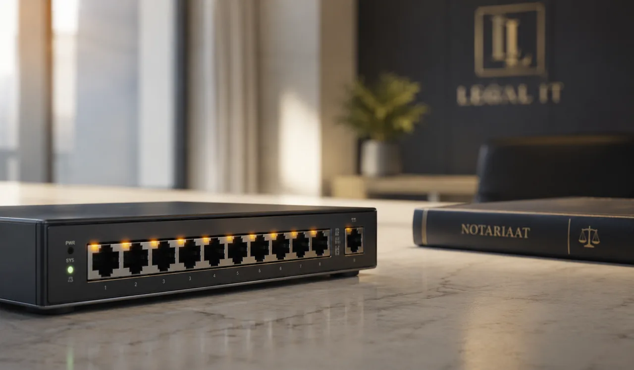 Beheerde, veilige internetverbinding voor een notariskantoor