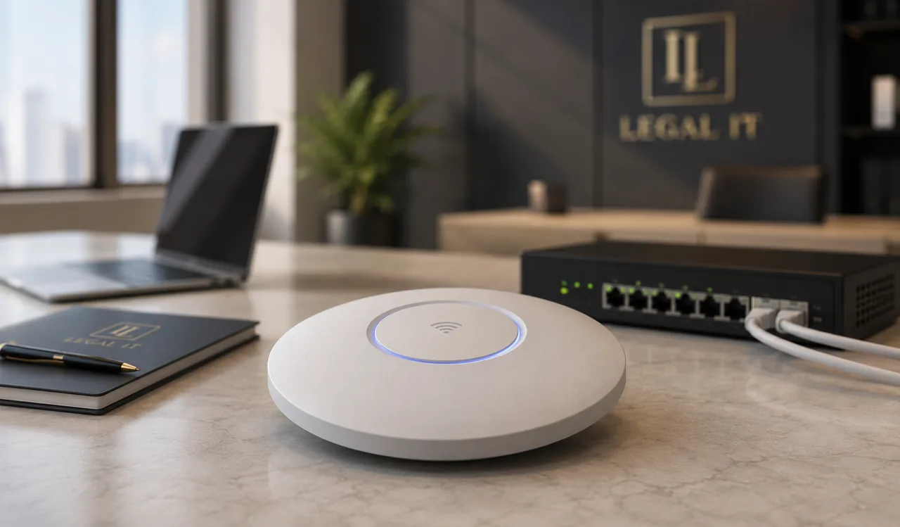 Bedrijfsnetwerk en wifi voor een notariskantoor